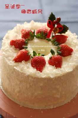 圣诞季--椰香戚风的做法