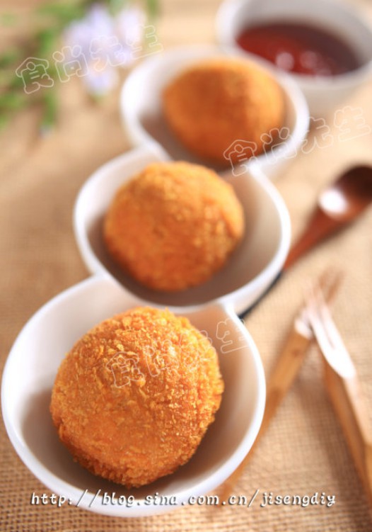 金钱虾球的做法