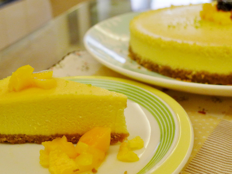 烤芒果乳酪蛋糕~果香乳酪好迷人的做法