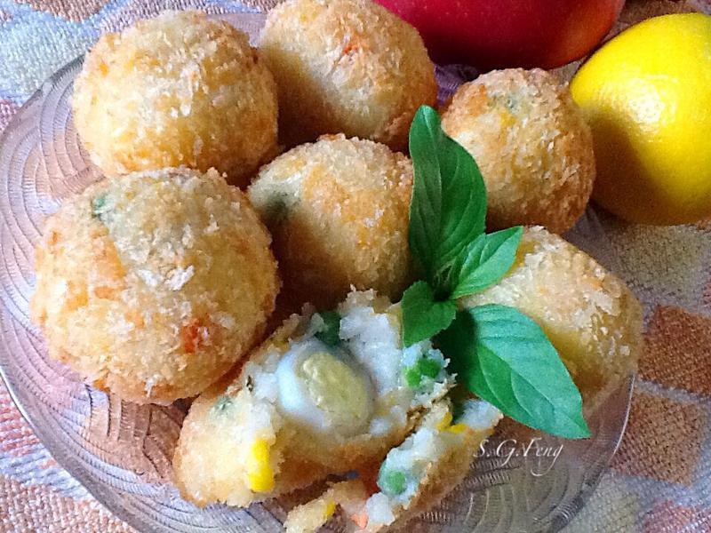 薯泥起司鹌鹑蛋的做法