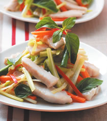 五彩鱼条的做法