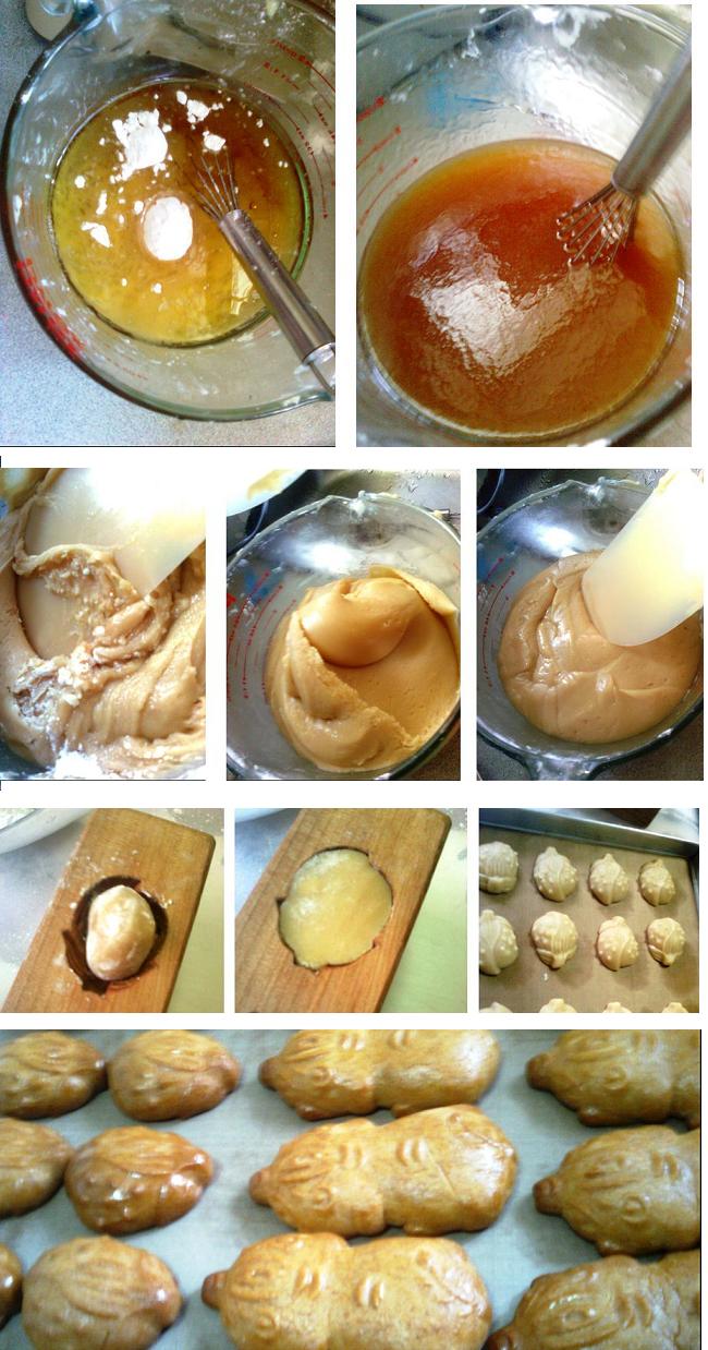 公仔饼或猪仔饼的做法