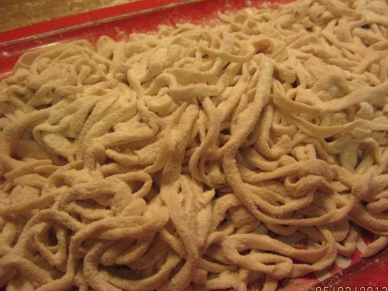 中式面点8---手工刀切面条的做法