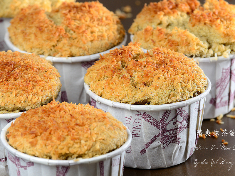 清爽抹茶蛋糕的做法