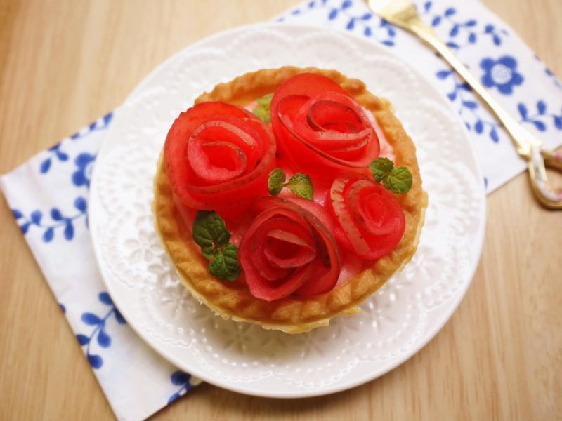 粉红玫瑰塔的做法