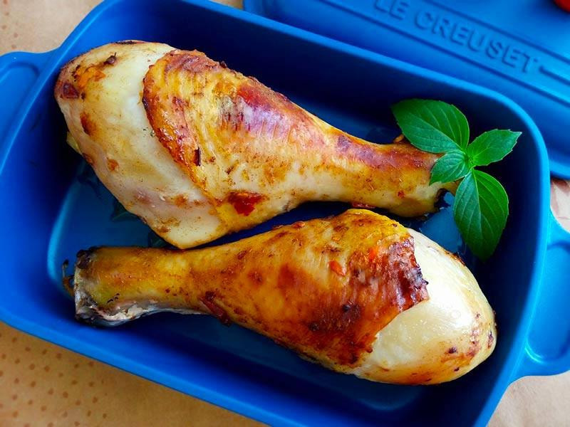 豆瓣酱烤鸡腿的做法