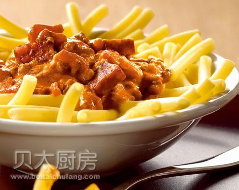 奶酪肉酱汁的做法