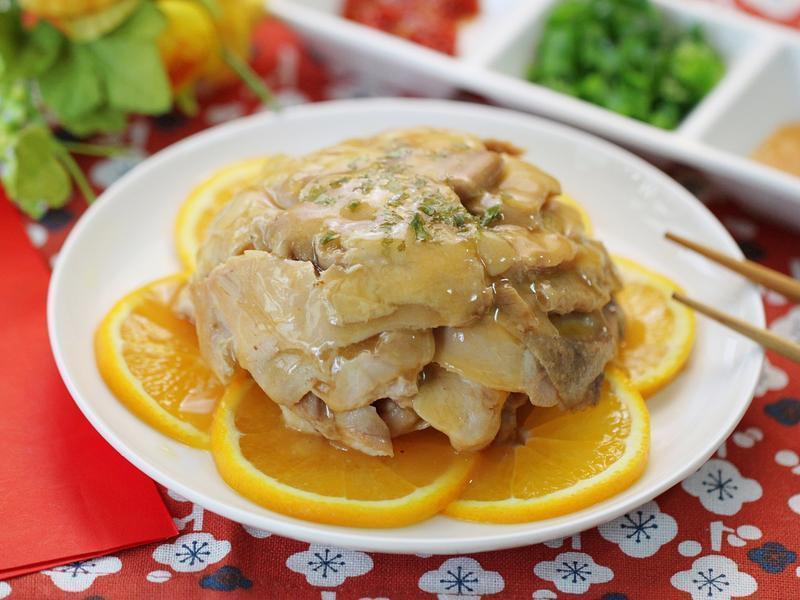 创意年菜*蜜橙扣鸡腿的做法