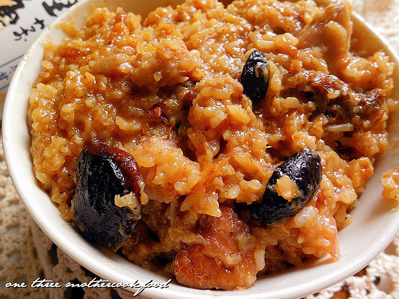 芋头香菇炊饭的做法