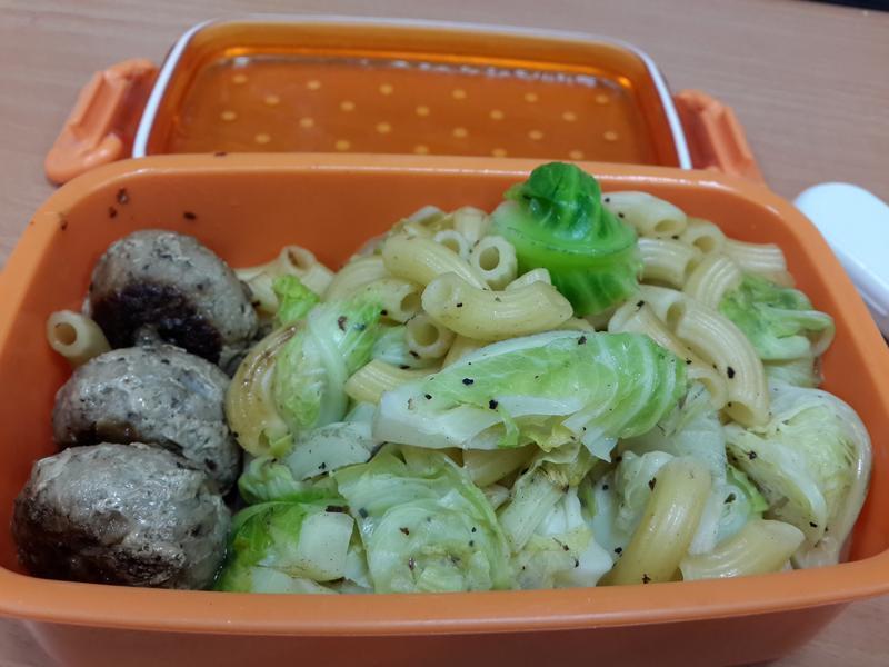 健康清爽通心粉便当的做法