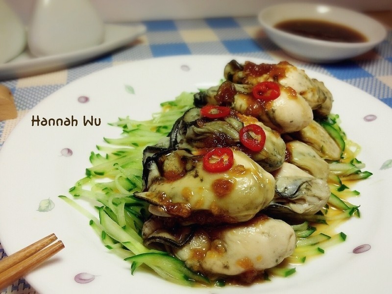 鲜蚵佐蒜蓉酱的做法