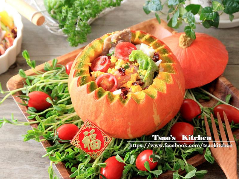 招财进宝南瓜盅的做法