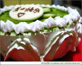 抹茶慕斯奶油蛋糕的做法