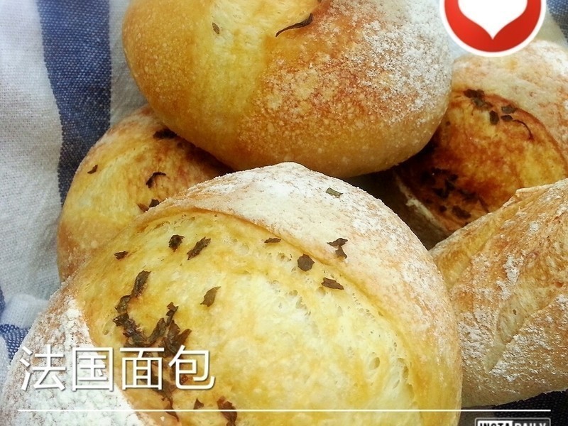 法国面包 初体验的做法