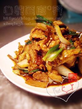 干白辣椒炒肉的做法