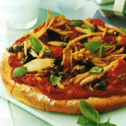 金枪鱼西红柿比萨饼的做法