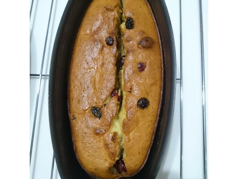 香蕉蔓越莓磅蛋糕的做法