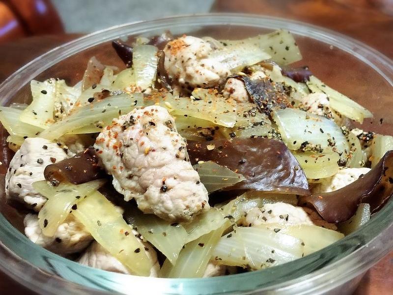 黑胡椒洋葱烧猪肉的做法