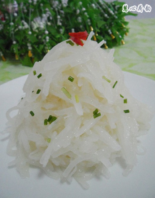 面蒸白玉丝的做法