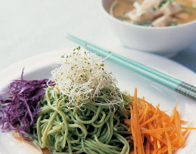 翡翠凉面的做法