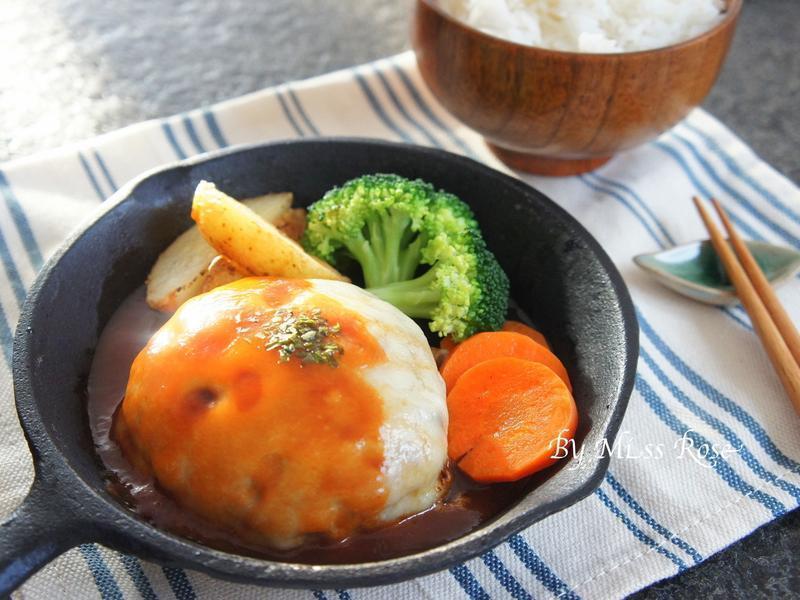 日式起士汉堡排的做法