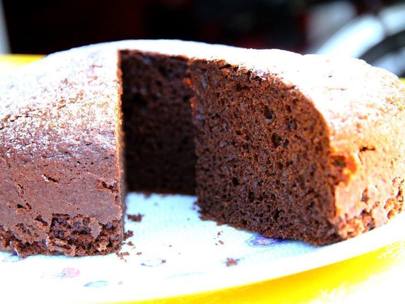 安萱下课后 慧谆阿姨的巧克力生日蛋糕的做法