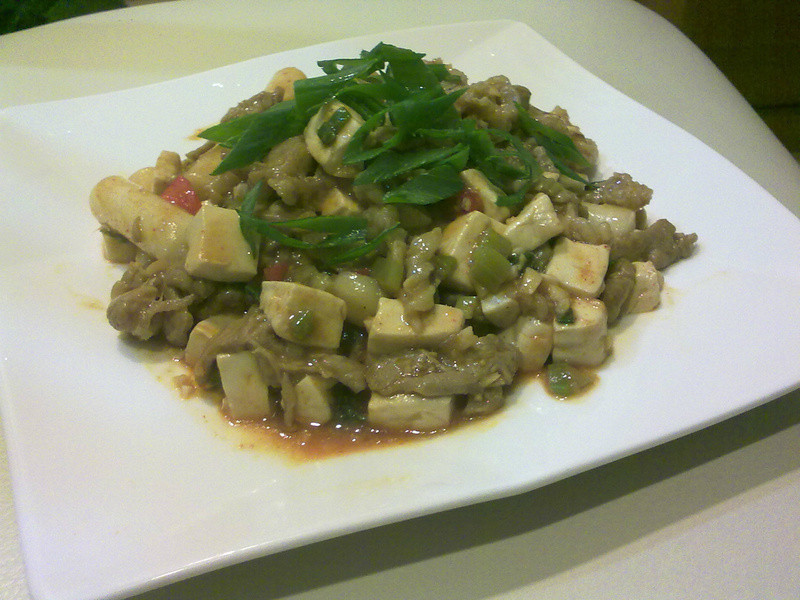 麻婆豆腐年糕的做法