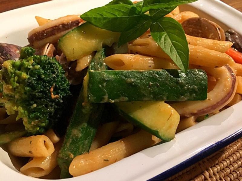 海鲜通心面的做法