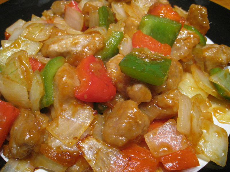 糖醋里肌(免油炸)的做法