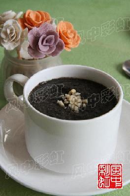 浓香黑芝麻糊的做法