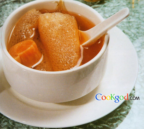 瑶柱竹荪炖翅的做法