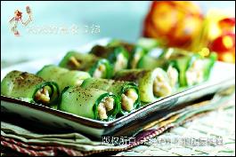 鸡茸青瓜卷的做法