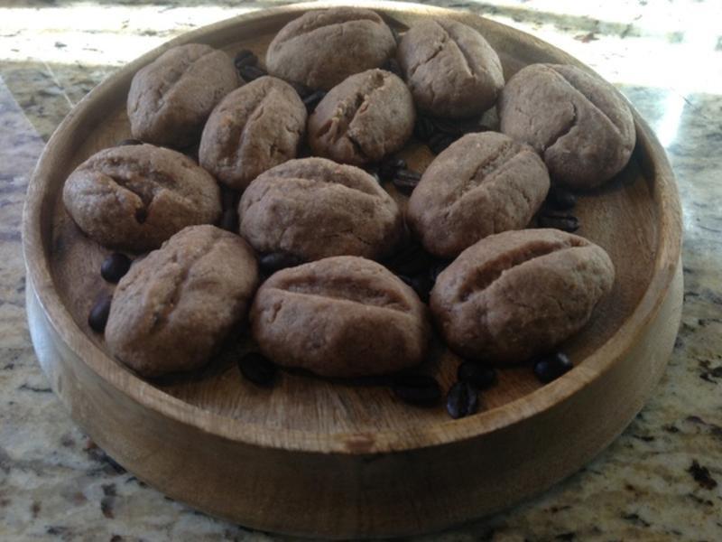 手工咖啡照型饼干的做法