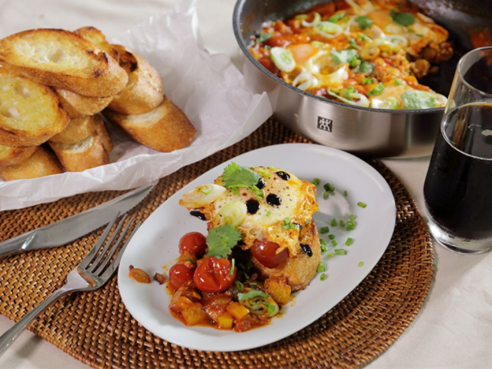 西红柿锅里的蛋的做法