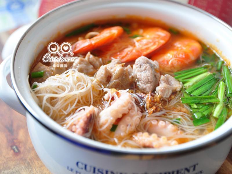 杂烩米粉汤【100%纯米永盛米粉】的做法