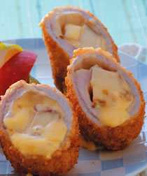 苹果乳酪捲猪排的做法