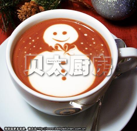 雪人热巧克力的做法