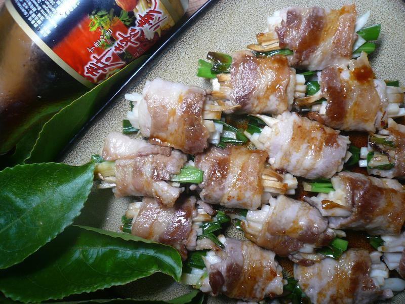 鲜味葱肉卷的做法