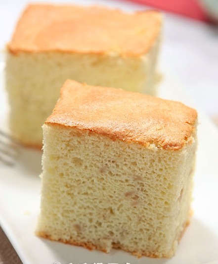 雪梨戚风蛋糕的做法