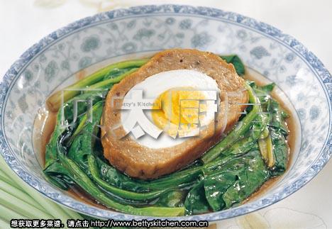 狮子头裹蛋的做法