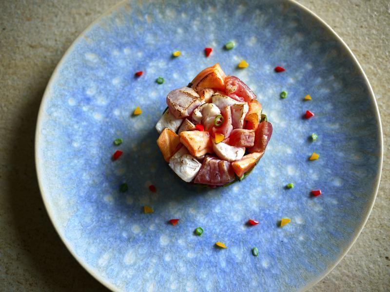 尼斯风炙烧生鱼鞑靼 214卡的做法