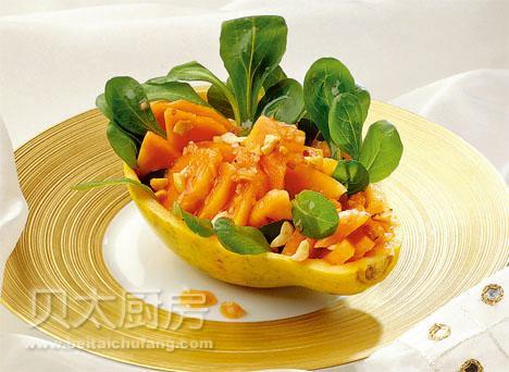 木瓜果船的做法