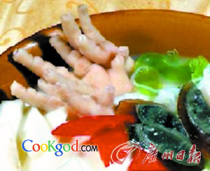 淮山凤爪汤浸凉瓜青的做法