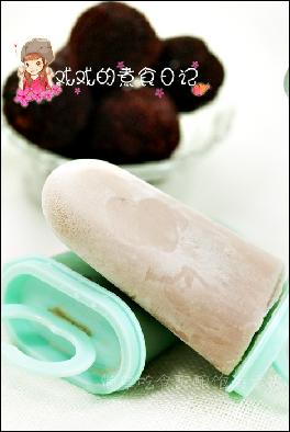 杨梅奶香冰棍的做法