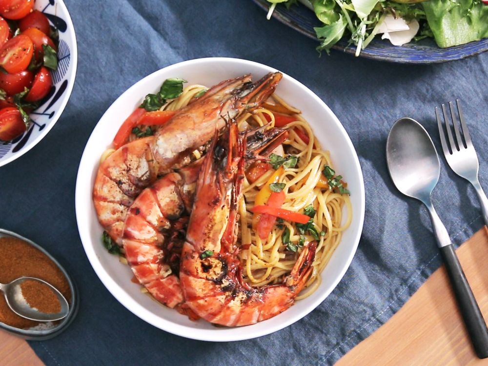 Cajun大虾意粉的做法