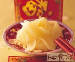 嫩姜片的做法