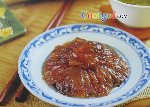 葱油海蜇头的做法