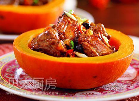 南瓜蒸排骨-幸福钵满的做法