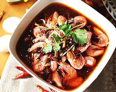 香辣跳水虾的做法