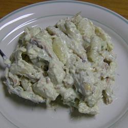 奶油螃蟹意粉沙拉的做法